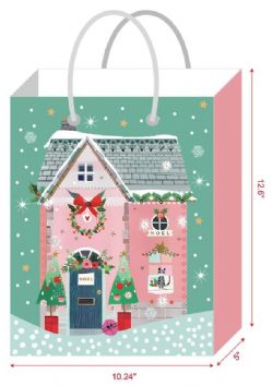 SAC CADEAU MOYEN - MAISON DE NOËL